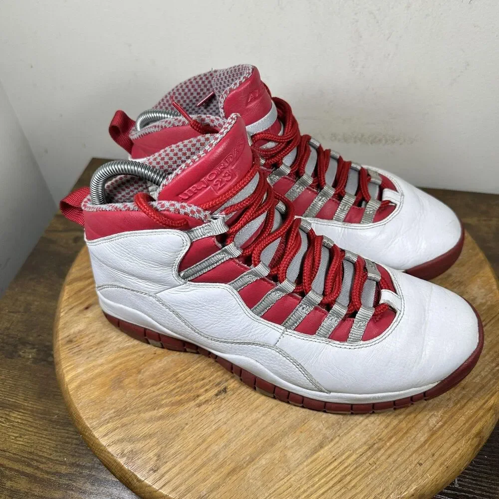 Air Jordan 10 Retro Shoes Mens Size 8.5 Chicago Bulls 310805-161 Basketball